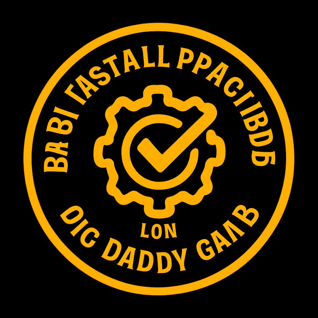 Badge representing Best Install Practices for Big Daddy Game.