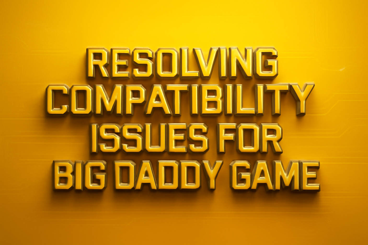 Neutral informational scene about the permissions required for Big Daddy Game