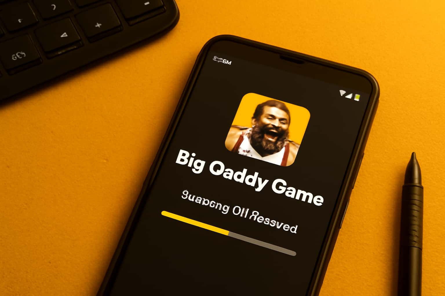 An educational illustration about installing Big Daddy Game on Android devices.