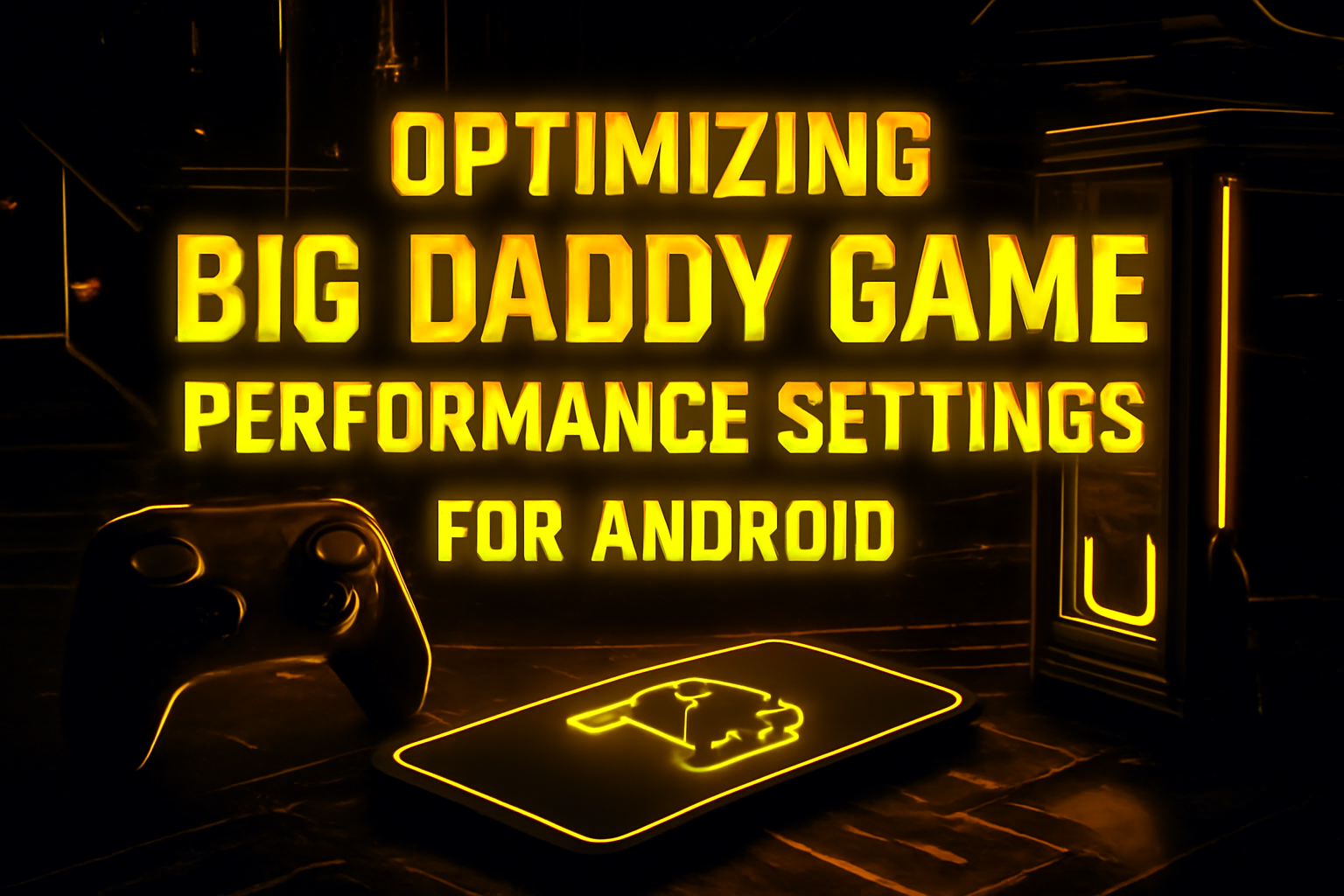 An informational graphic about Big Daddy Game availability on Android and iOS.