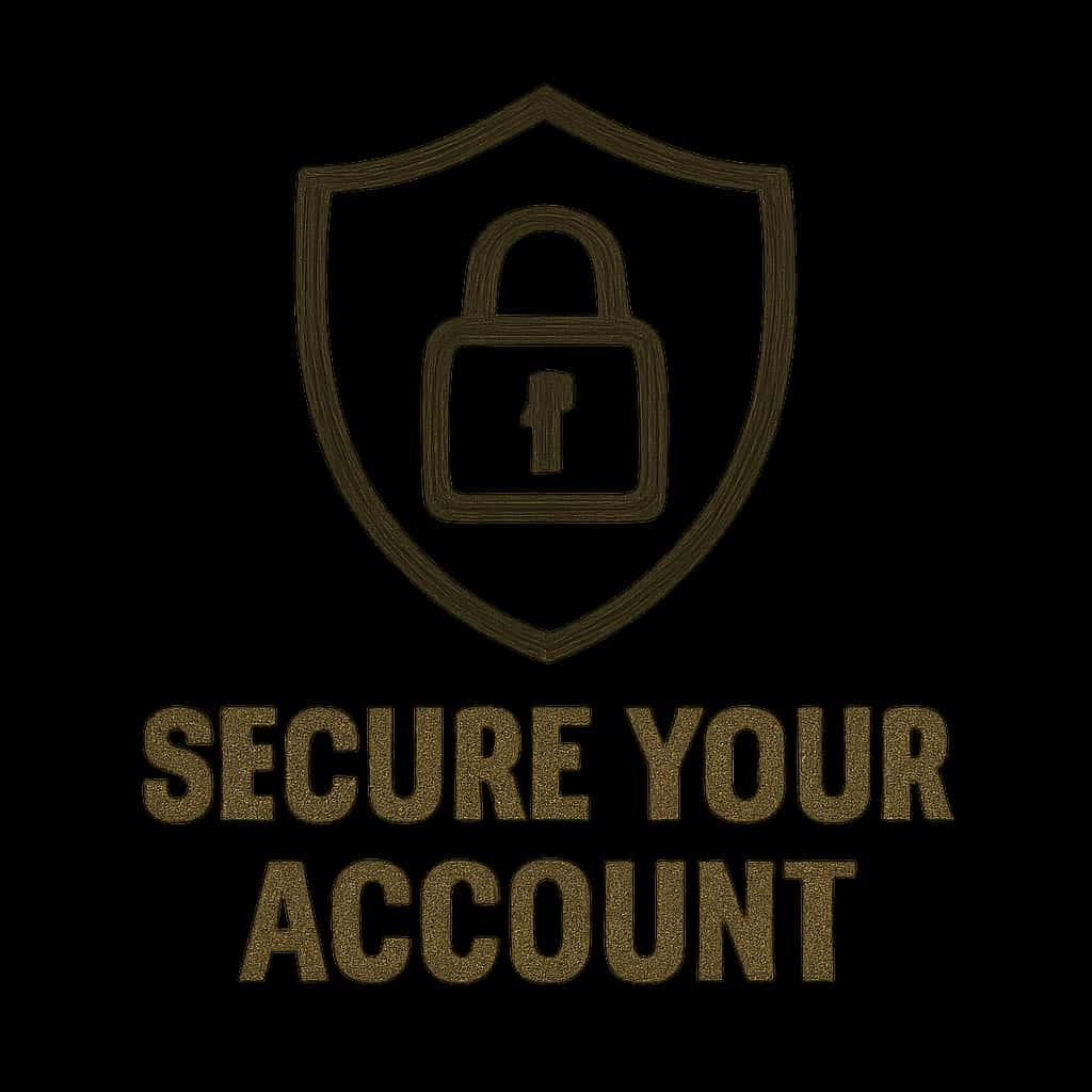 A badge icon representing the security of your Big Daddy Game account.